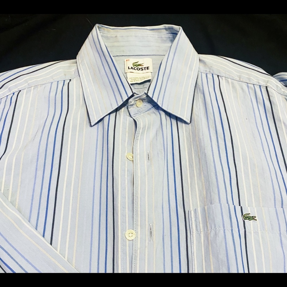 Mens Lacoste button down